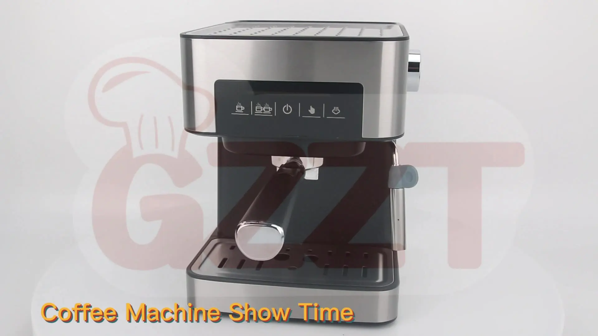 Купи GZKITCHEN Coffee Machine Household Coffee espresso Maker With Milk Steam Function 220V Red Color 850W 15bar Semi-automatic за 12,613 рублей в магазине AliExpress