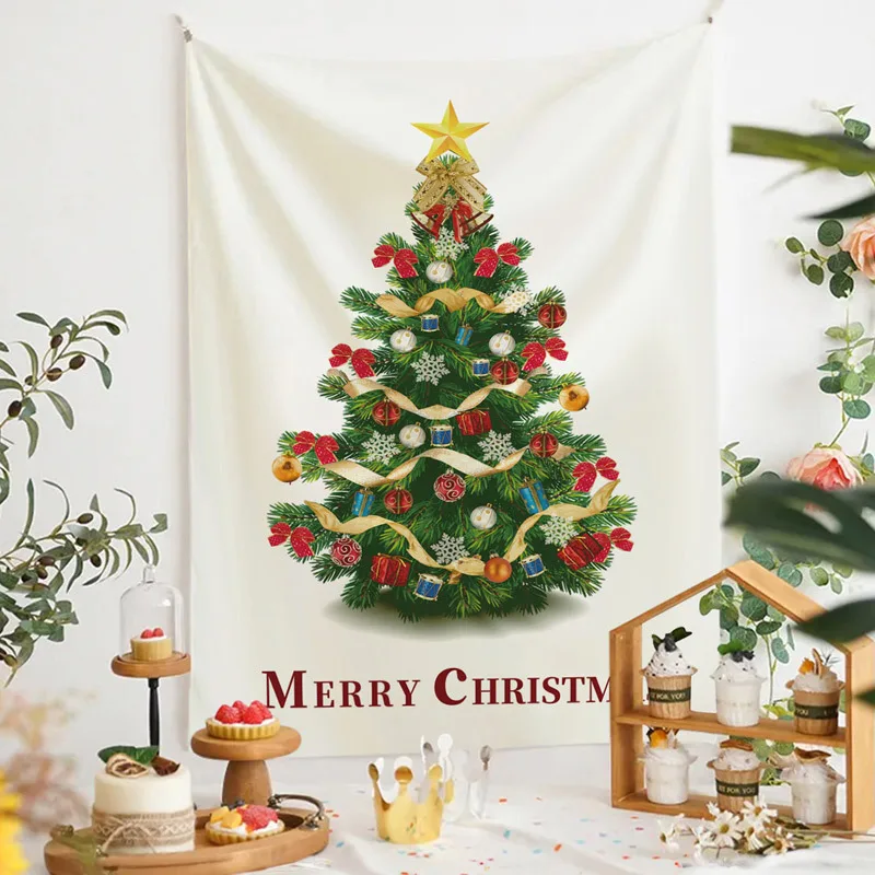 Рождественская фотография украшение для оформления гостиной кровати общежития