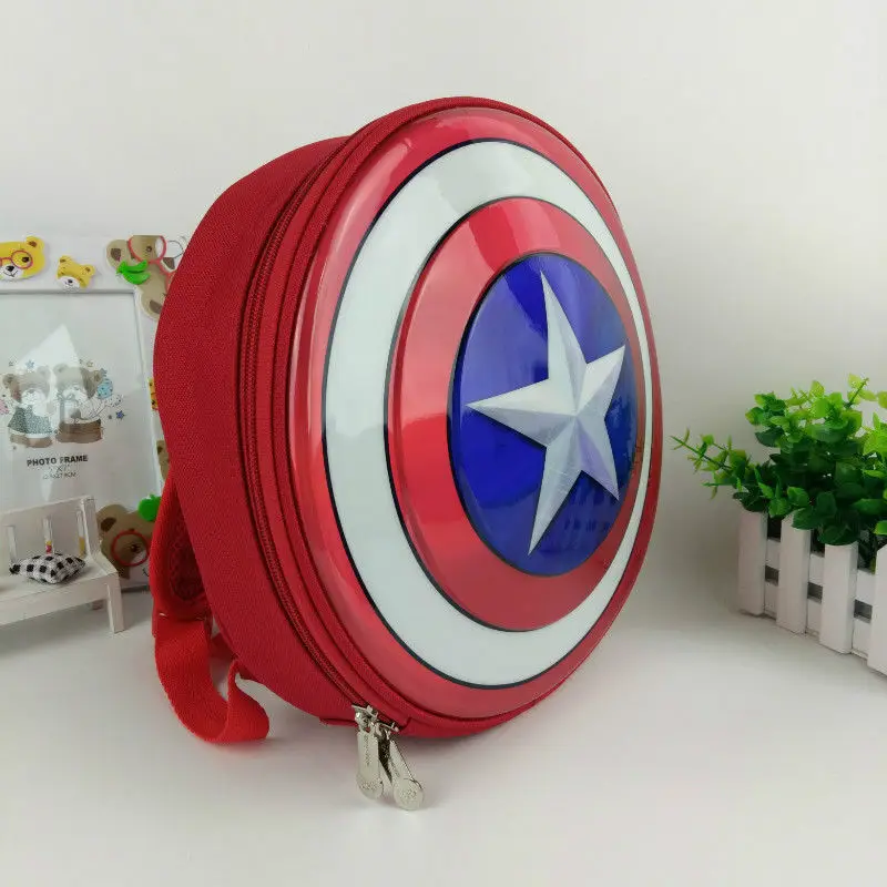 Disney's Avengers 2022 Boys' Large-capacity Shiny Lightweight Backpack Children's Handsome Schoolbag with Compartment