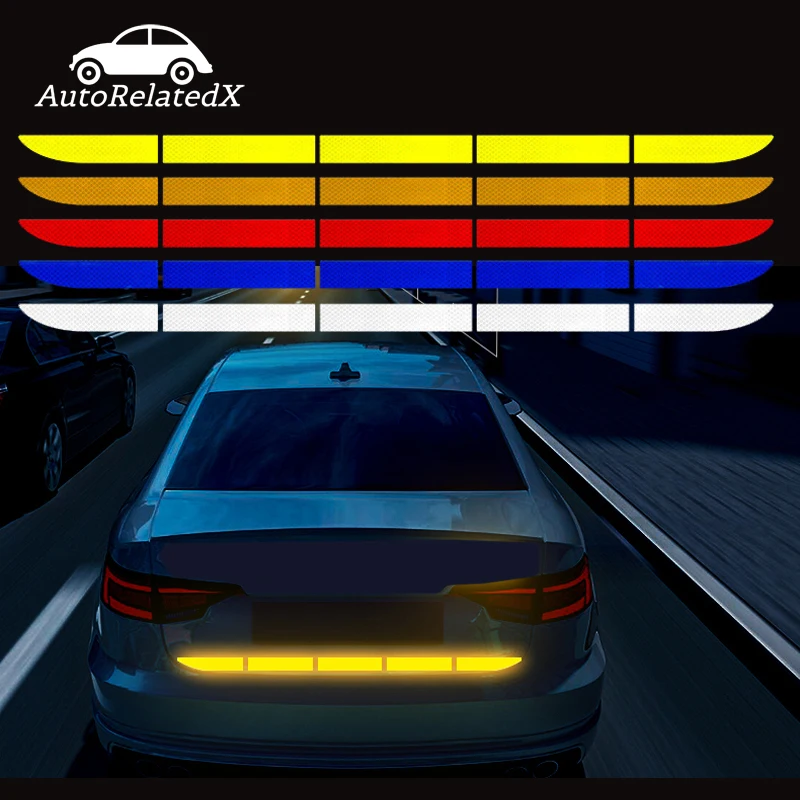 

Car Trunk Warning Sticker Reflective Protective Strip Tape For Honda Civic Accord Crv Subaru Forester Outback Impreza