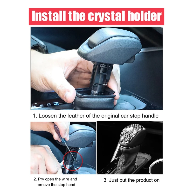 1 шт. прозрачная ручка переключения передач запасные части для Toyota RAV4 Hanlanda Crown Kluger