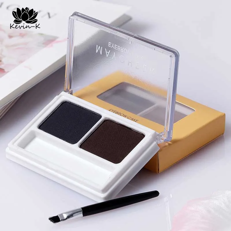 

Two-color eyebrow powder dyed eyebrow powder thrush Waterproof Sweat-proof and easy to color free shipping items Long-lasting