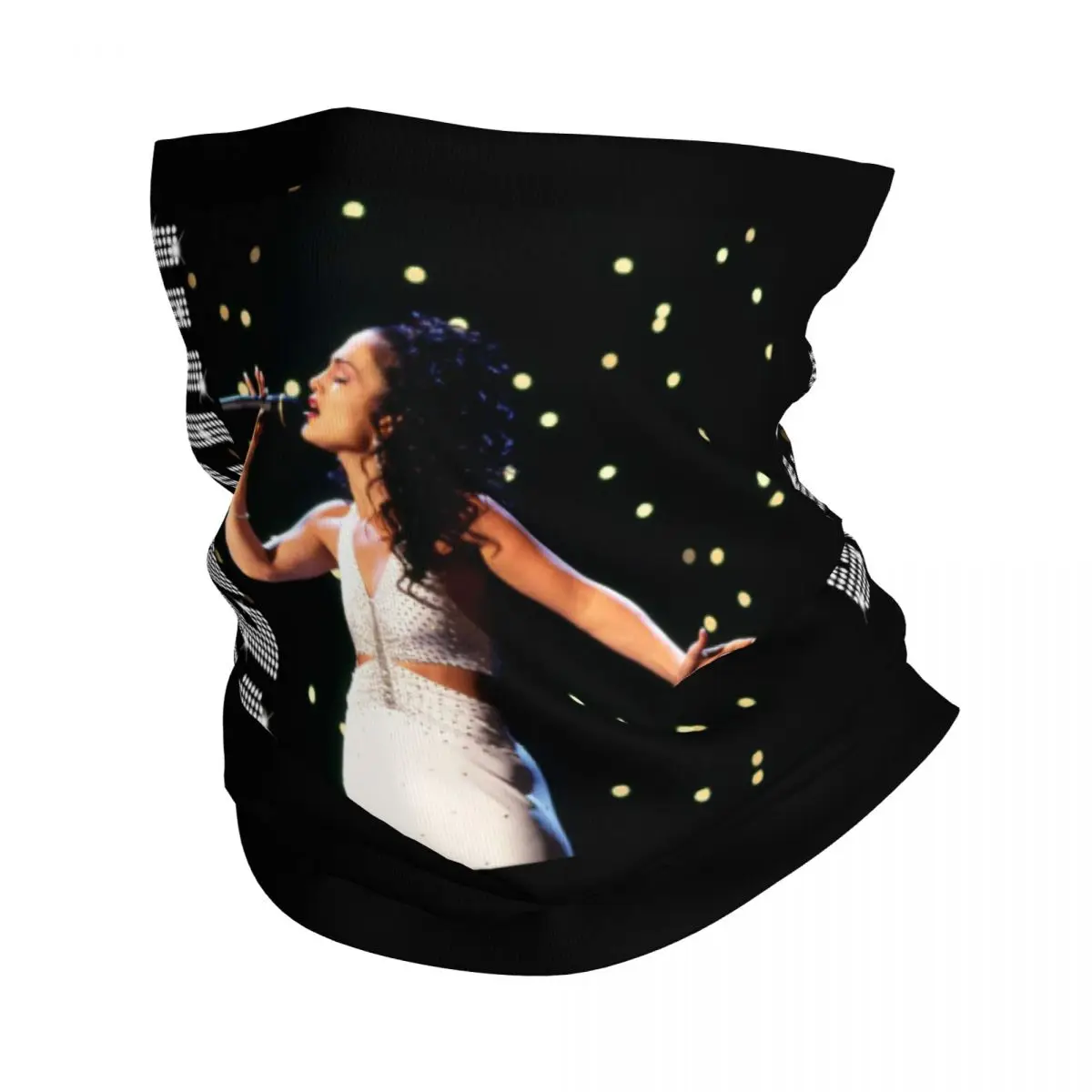 

Sexy Selena Quintanilla Sakura Bandana Neck Cover Printed Balaclavas Face Scarf Multi-use Headband Riding Unisex Adult Windproof