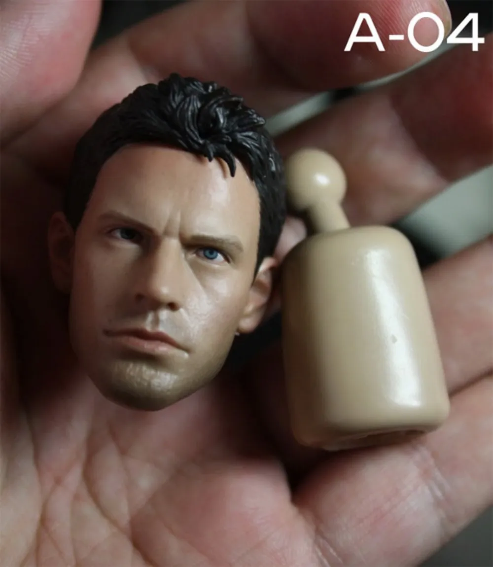 

1/6 Scale Male Soldier Chris Christopher Redfield Head Sculpt Actor Toys DOll Models Carving Fit 12" Action Figure Body