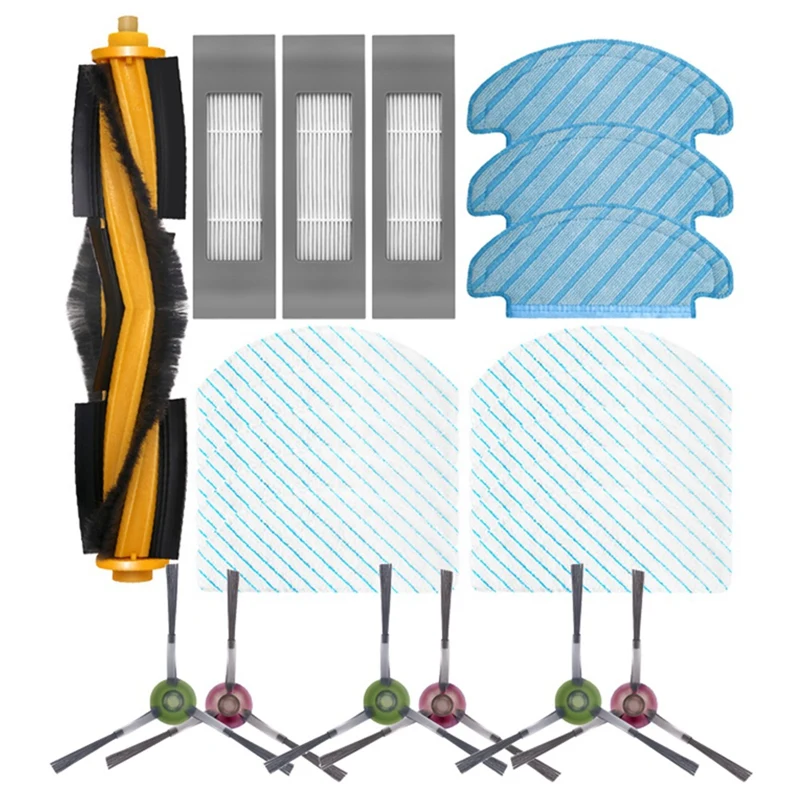 

Аксессуары AD-Для Ecovacs Deebot Ozmo T8 AIVI T9 N8PRO, запчасти для швабры, тканевая основная боковая щетка, HEPA-фильтр для замены деталей