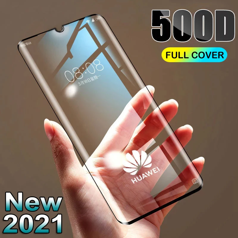 

500D Full Tempered Protective Glass For Huawei P30 P20 P40 Lite P30 Pro P20 Plus Screen Protector Honor 10 20 30 Lite Glass Film