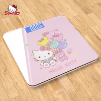 sanrio hello kitty lcd usb charging digital display home scale accurate electronic scale girls dormitory weighing body scale