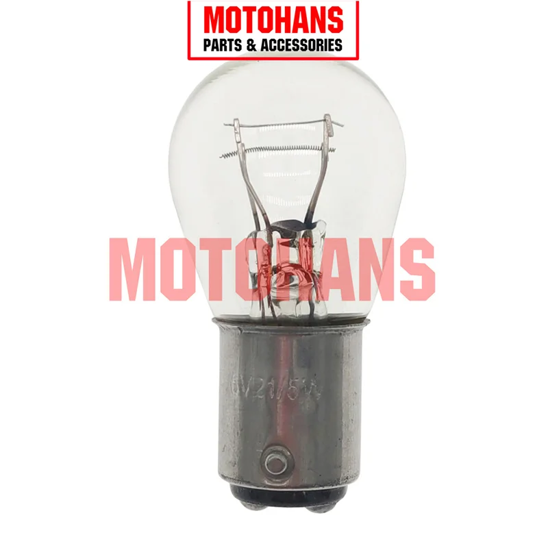 Лампа сигнальной лампы HM14081331 10 шт. S25 BAY15D 6V15W двойная головка аксессуары для