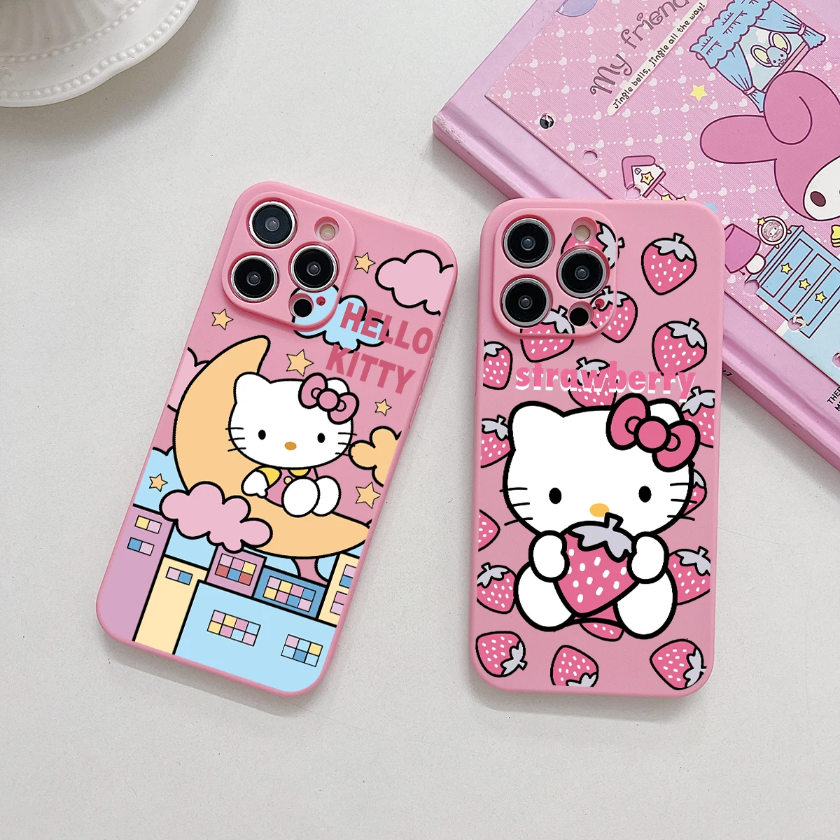 Чехол из ТПУ для Huawei Nova 11SE Y72 Honor X6A X7A X7B X8A X5 X9B X8B 90 100 lite Moon Hello Kitty