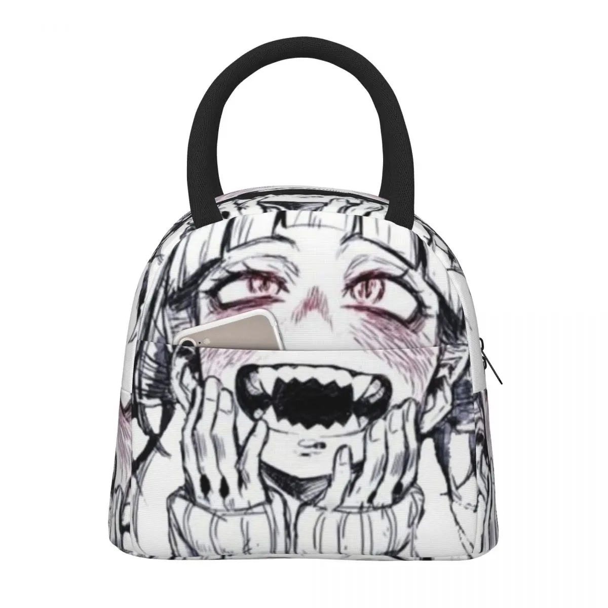 

Toga Himiko Waifu Material Lunch Bag Lunch Box For Adult Outdoor Picnic Portable Cooler Bag Waterproof Print Thermal Lunch Bags