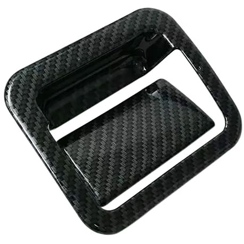 

For Mazda 3 Axela M3 2017 2018 Accessories Carbon Fiber Copilot Storage Box Handle Trim Decorate Bright Patch Sticker