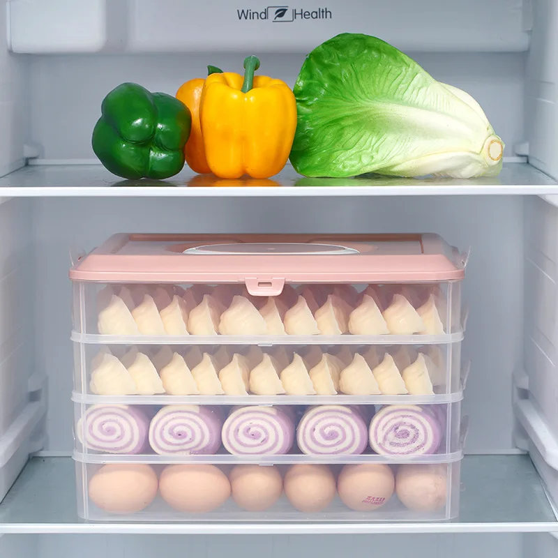 

Кухонные аксессуары, коробка для хранения продуктов, коробка для хранения пельменей, коробка для хранения холодильника, прозрачная гермети...