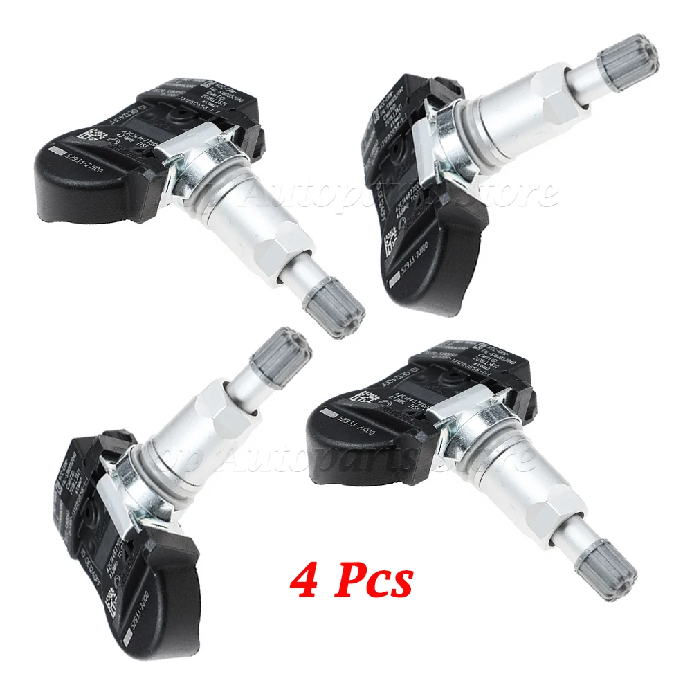 

1/4 шт. 52933-3N100 для Hyundai Accent Equus I30 ix20 Kia Rio Ceed 52933-2J100 52933-B1100 433 МГц датчик давления в шинах TPMS