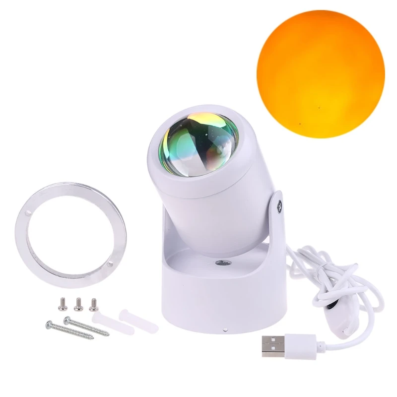 

Ночной светильник-проектор, 90 градусов, светодиодный светильник для гостиной