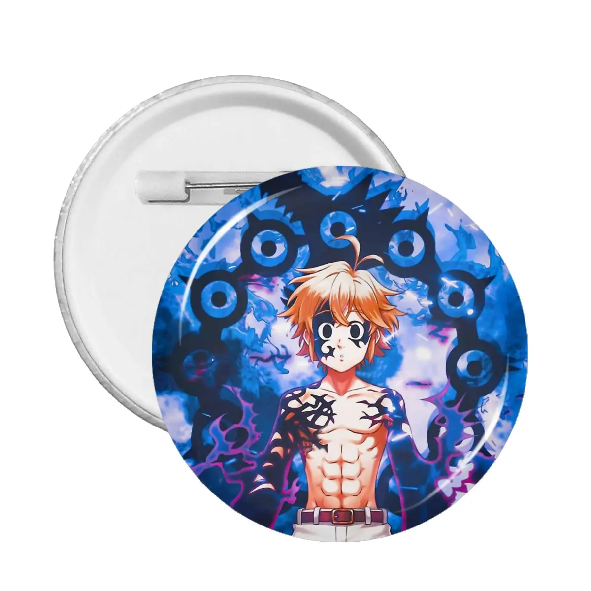 

Meliodas Seven Deadly Sins Soft Button Pin Customizable BroochFriends Creative Brooch