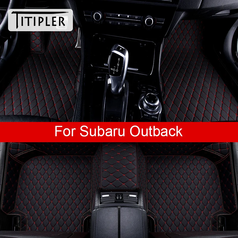 

TITIPLER Car Floor Mats For Subaru Outback Foot Coche Accessories Carpets