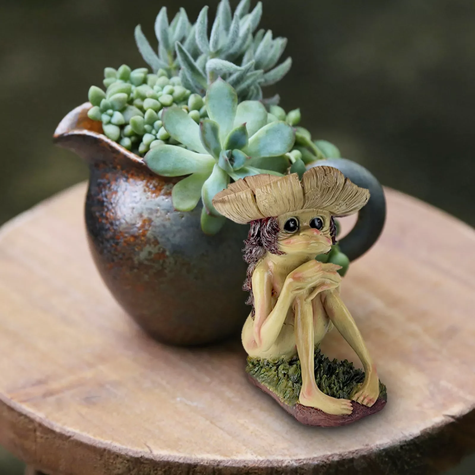 

JMT Garden Stone Statue Resin Craft Statue Sculpture Creative Animal Ornament Decoration Landscape Yard Sculptures