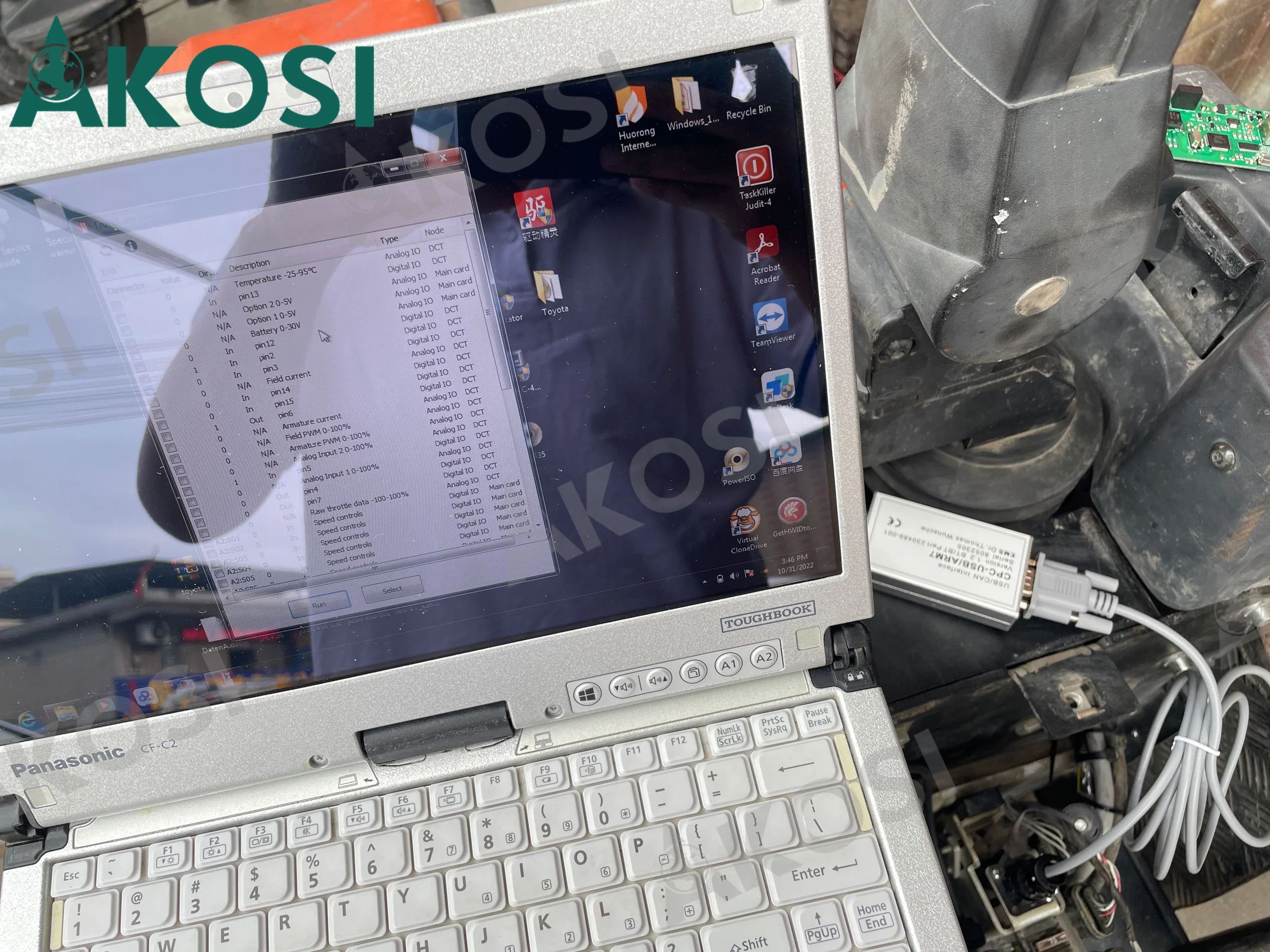 

Toyota BT вилочный погрузчик Canbox CPC USB ARM7 Диагностический кабель для грузовика диагностический инструмент CAN Интерфейс Can-шина программа для грузовика
