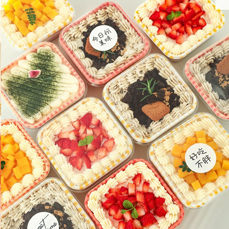 10 шт. пластиковые контейнеры для пищевых продуктов с прозрачной крышкой