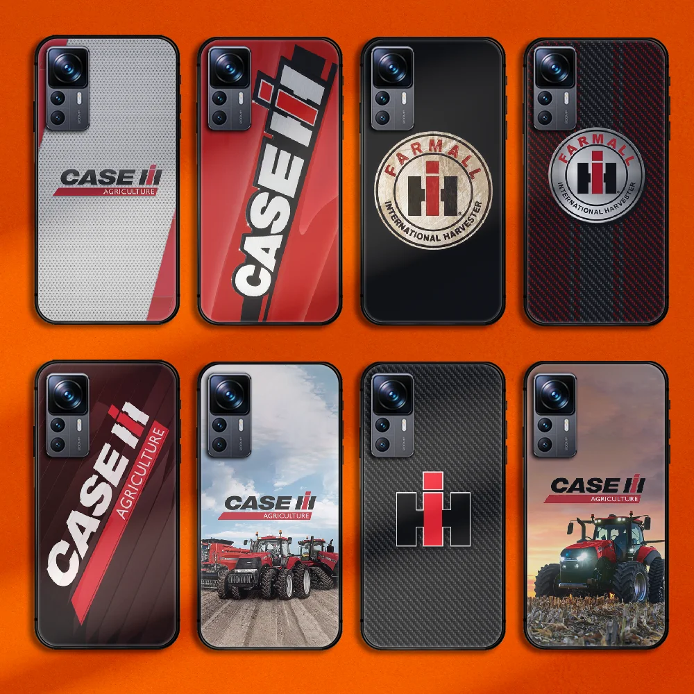 

CASE IH Tractor Phone Case Cover For Xiaomi Mi 11 12 13 Poco X M F 3 4 5 S Gt Pro Lite Ultra TPU Soft Black