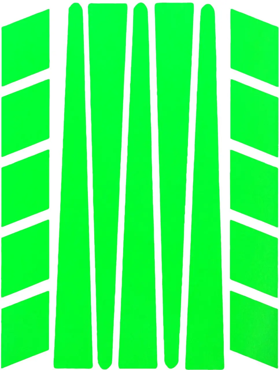 

Strip Shape Fluorescent Green Sticker Plane Extreme