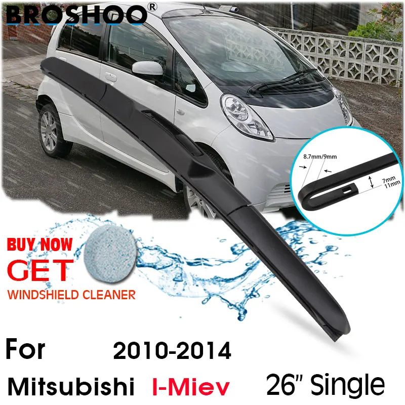 

Car Wiper Blade Front Window Windscreen Windshield Wipers Blades Auto Accessories For Mitsubishi I-Miev 26"single 2010-2014