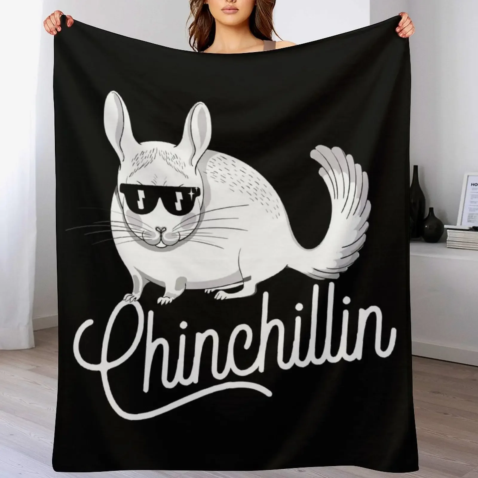 Шиншилла Шинчилин плюшевый плед