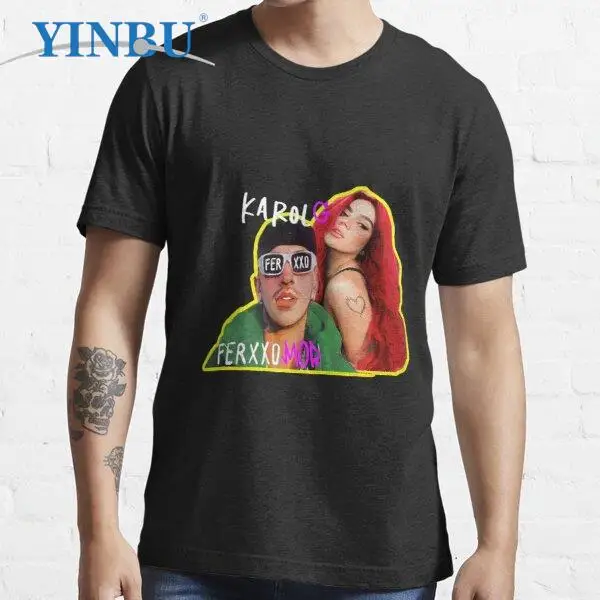 

Ferxxo funny Feid,the Ferxxo print t shirts High quality Men's short t-shirt YINBU Brand O neck Graphic Tee