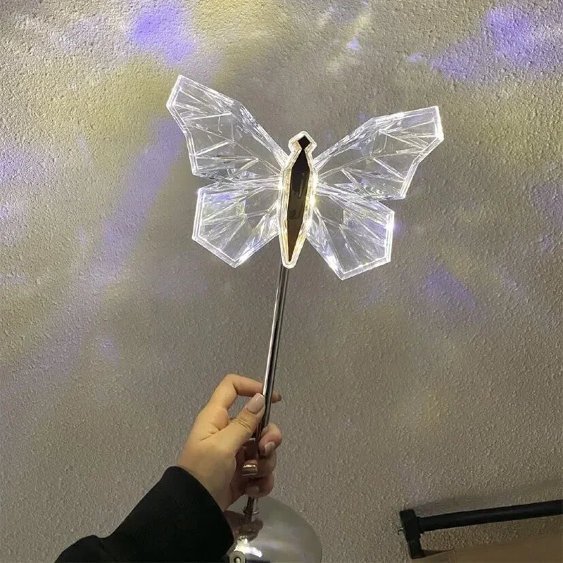 Светодиодная хрустальная бабочка