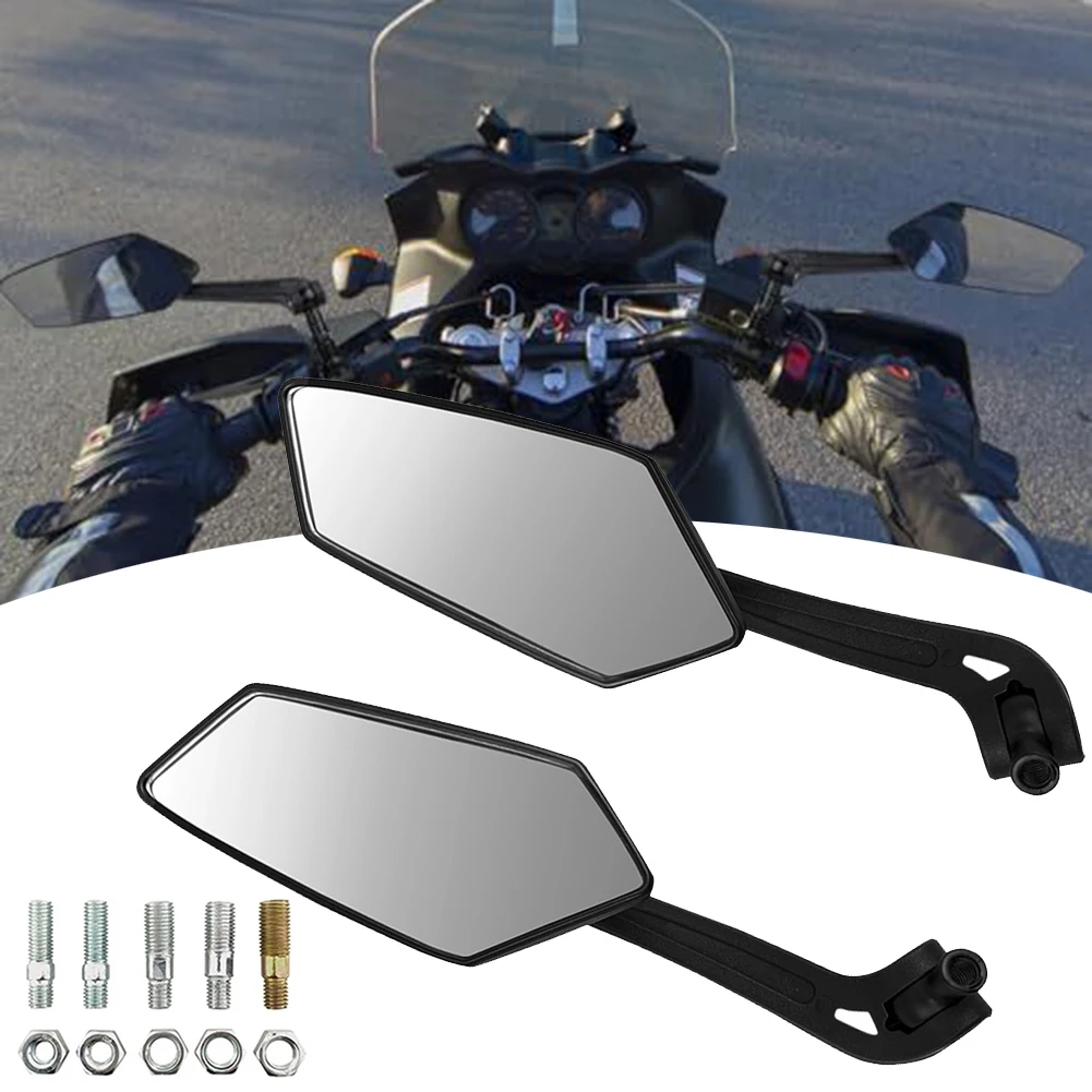 Боковые зеркала для мотоцикла зеркало заднего вида регулируемое вращающееся на