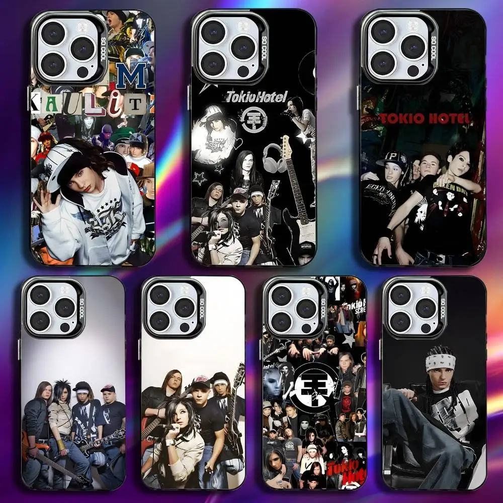Фото Чехол для телефона Tom Bill Kaulitz Tokio Hotel для iPhone 16,15,14,13,12,11, Pro, Max, Plus, Mini, XS, SE, черный матовый жесткий бампер с защитой от падения №1