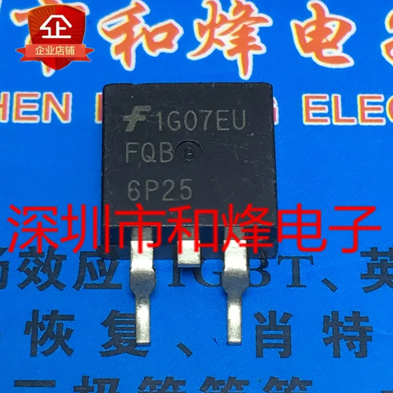 

5 шт.-10 шт. FQB6P25 TO-263 -6A -250 В, новый и оригинальный НА СКЛАДЕ