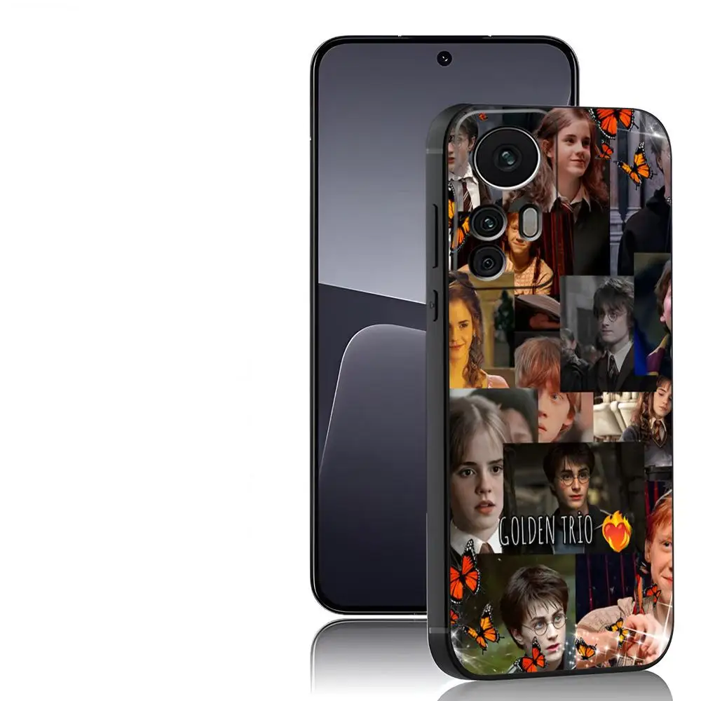 Чехол для телефона Гарри Поттер Xiaomi 14 13 12 11 POCO REDMI ПРИМЕЧАНИЕ Pro черный мягкий