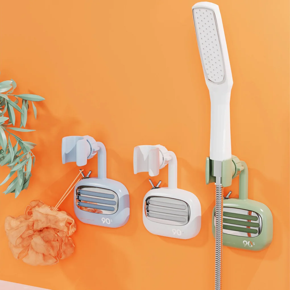 

Держатель для душевой лейки, самоклеящийся регулируемый настенный кронштейн для ванной комнаты, съемная Водонепроницаемая подставка без п...