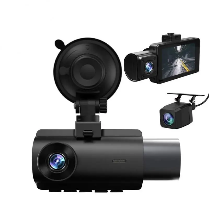 

Loop Recording 24h Parking Monitoring Mirror Driving Recorder Easy To Use 3.0in Dash Cam Car Dvr Installation Is Simple