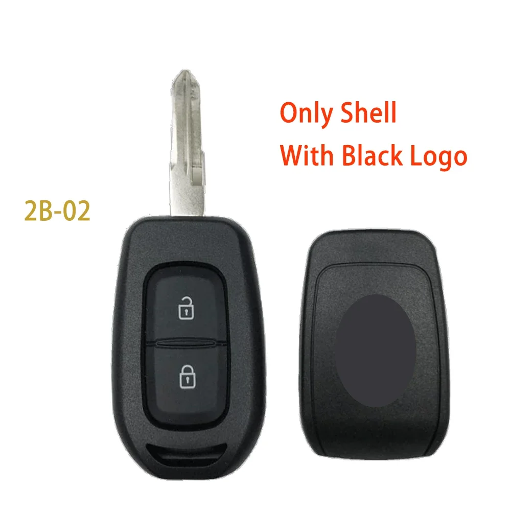 

С логотипом корпус автомобильного ключа дистанционного управления для Renault Sandero Logan лодgy Dokker Dacia Duster, запасные части ключа с лезвием
