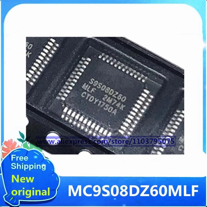 

10 шт./лот, 100% новый оригинальный MC9S08DZ60MLF S9S08DZ60MLF S9S08DZ60 QFP48, точечные продажи