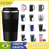 leak proof insulated vacuum water bottle stainless steel coffee beer cups thermal mug with lids