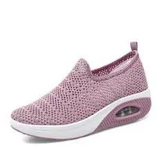 

2022 height-increasing shoes new breathable mesh air-cushion rocking shoes large size set feet lightweight women's shoes