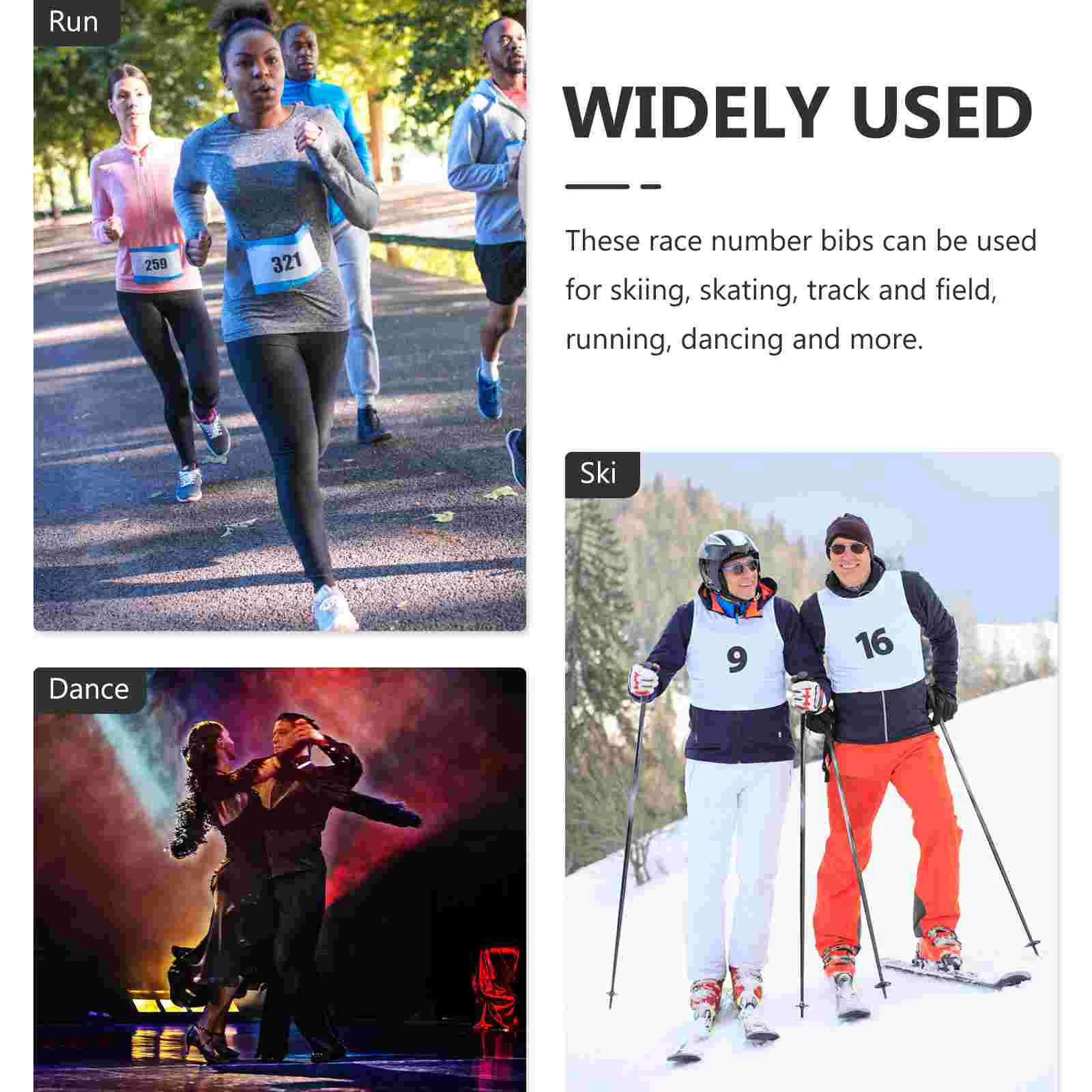 Нагрудники с цифрами Слюнявчики для бега спорта товары марафона соревнований