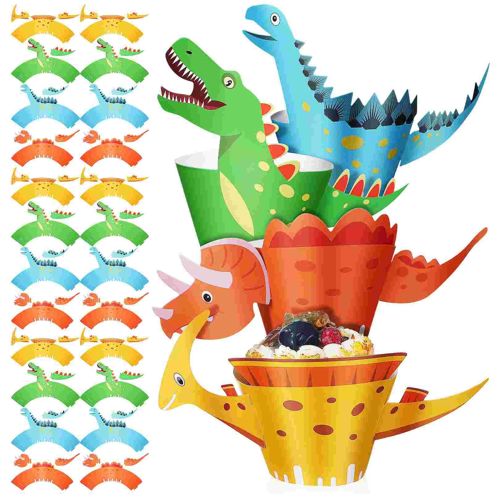 

Cupcake Cake Decorations Wrappers Party Toppersshower Baby Supplies Boys Favors Birthday Theme Baking Cartoon Packaging