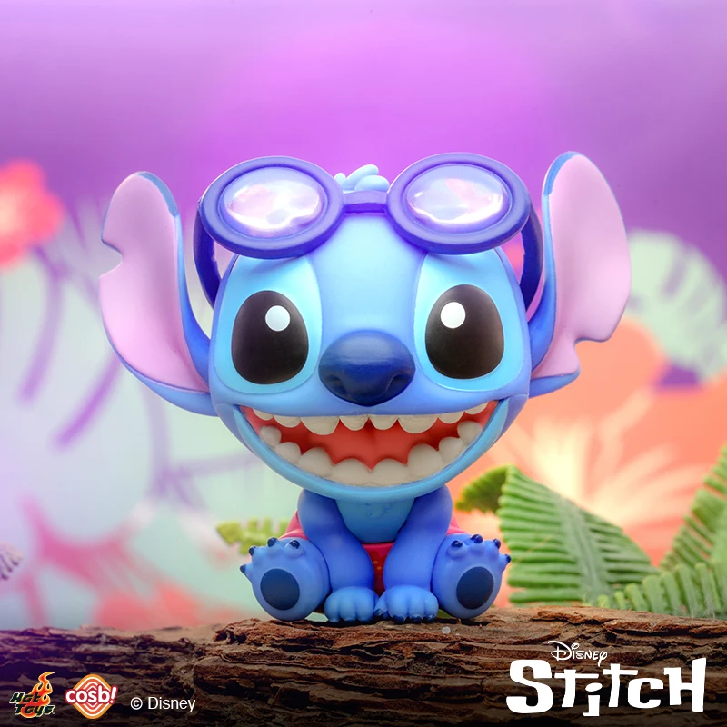 

7cm Disney Stitch Happy Holiday Series Anime Model Figure Kawaii Toy Doll Gift For Girls And Children Christmas Birthday Gift
