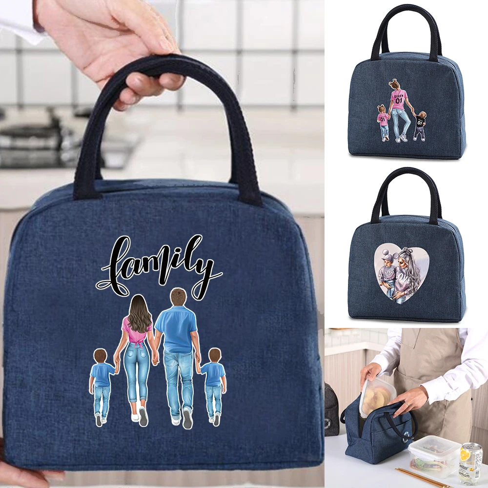 

Women Lunch Bag Thermal Food Picnic Lunch Box Bags Portable Insulated Tote Travel Outdoors Cooler Handbag Bento Pouch for Work