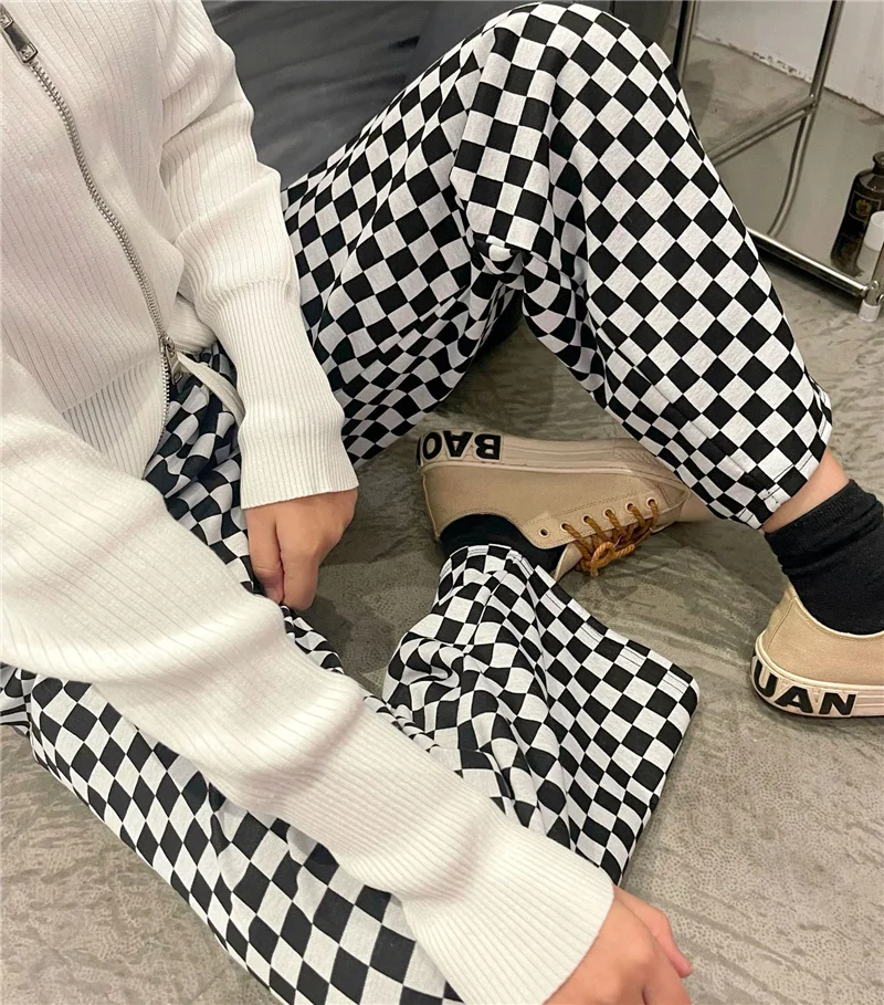

Women Sexy Pants Push Up Plaid Leggings Fashion Fitness Leggins Gym Sporting High Waist Trousers