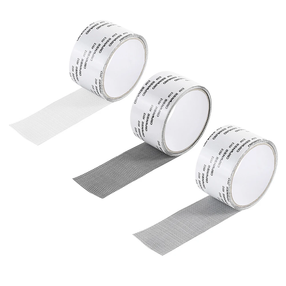 

5x200cm Anti-Mosquito Screen Window Patch Self-Adhesive Sand Window Stickers Window Paster Net Yarn Subsidies Tape