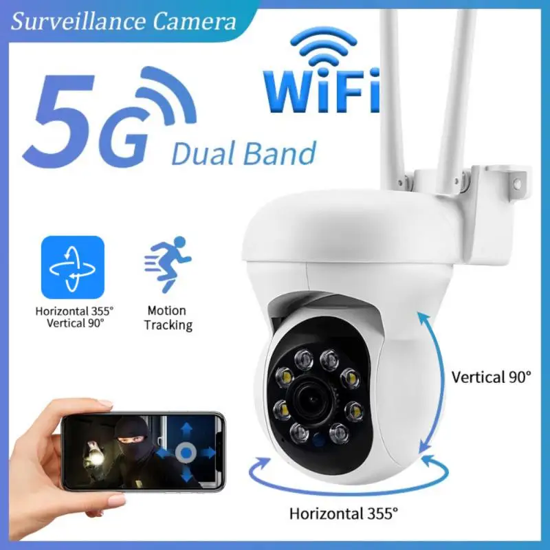 

Ночная автоматическая камера с полноцветным отслеживанием, умная Wi-Fi камера видеонаблюдения, беспроводная видеокамера Ptz, Ip-камера видеонаблюдения, фотокамера