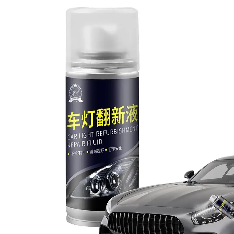 

Headlight Restoration Spray 5.6oz Auto Headlamp Cleaner Auto Headlight Restorer Liquid Lens Cleaner Spray Not Greasy Motorcycle