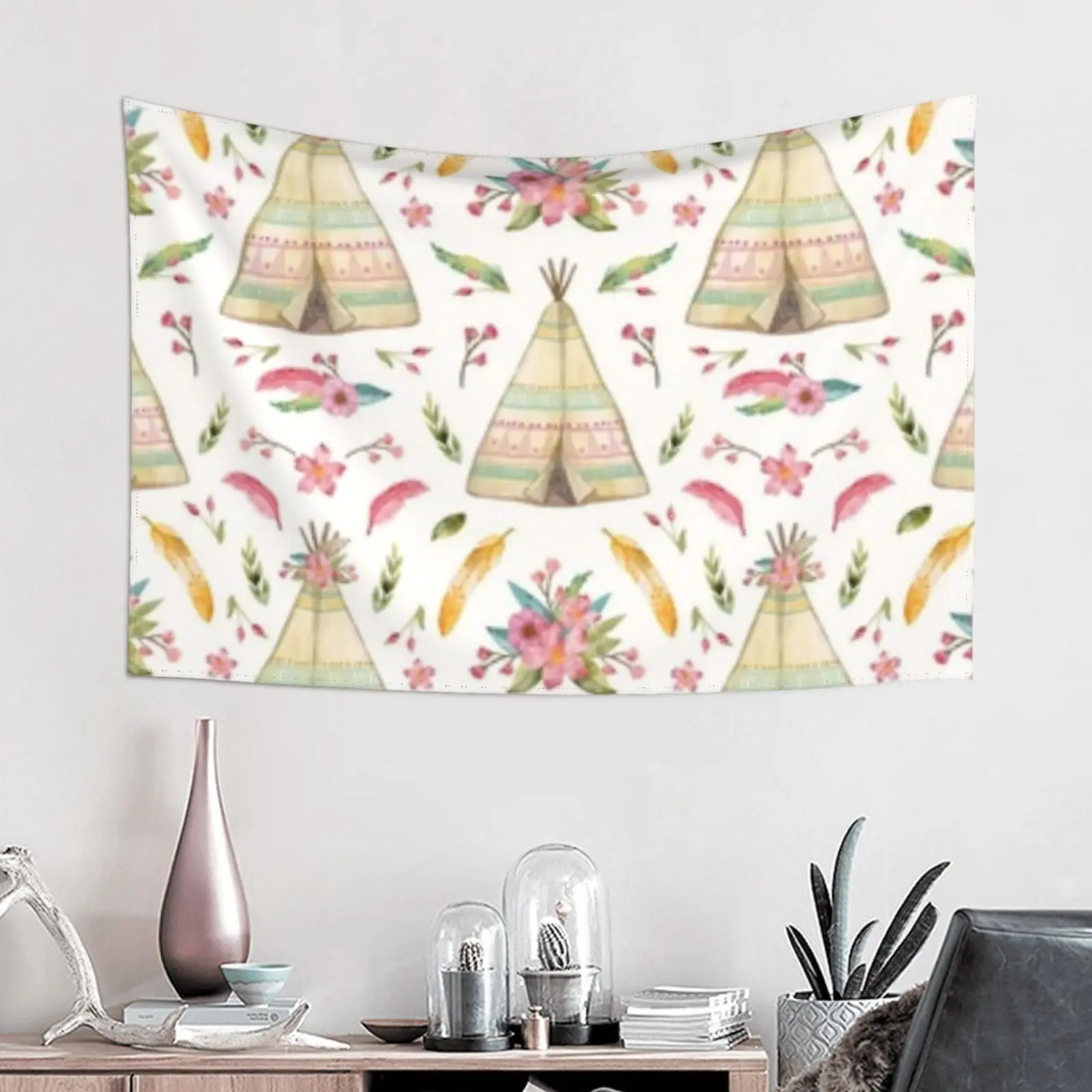 

60 inch x 40 inch Bohemian Tapestry Living Room Decoration Room Divider