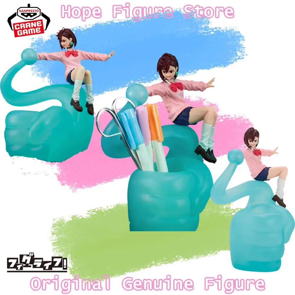 Фото В наличии Оригинальная фигурка Banpresto FigLife Dandadan Momo, модель аниме-персонажа, игрушка №1