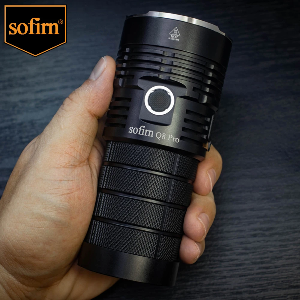 

Sofirn Q8 Pro 4* XHP50.2 LEDs Anduril 2 UI Torch Powerful 11000 Lumen USB C Rechargeable 18650 Flashlight with Reverse Charge